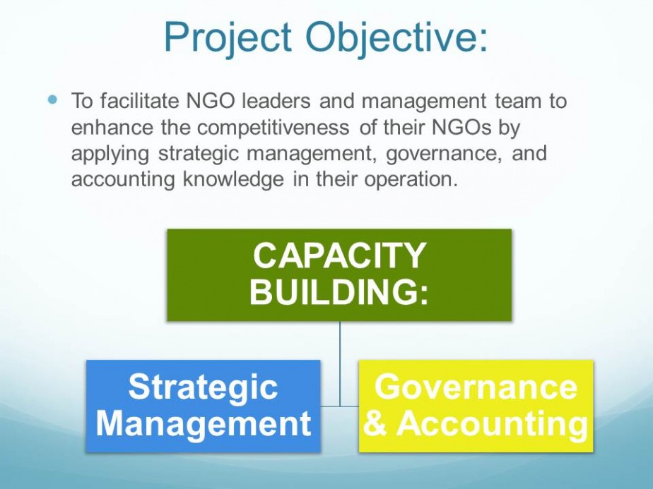 Enhancing NGO’s Capability with Strategic Management, Accounting, and Governance Competency