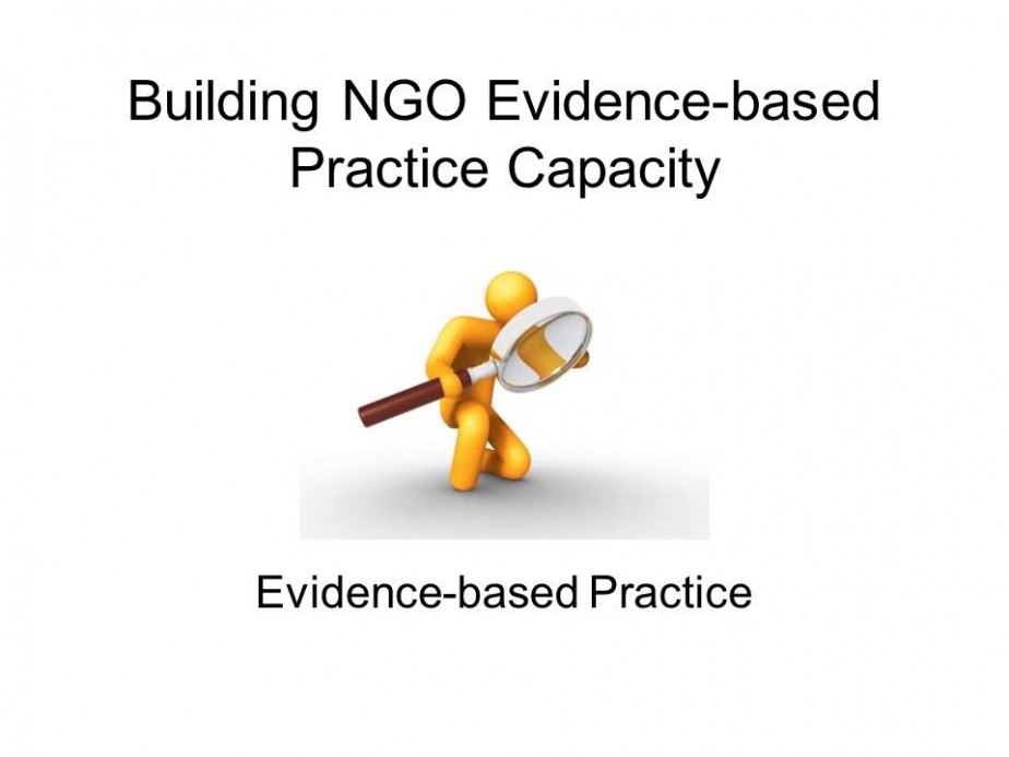 Building NGO Evidence-based Practice Capacity