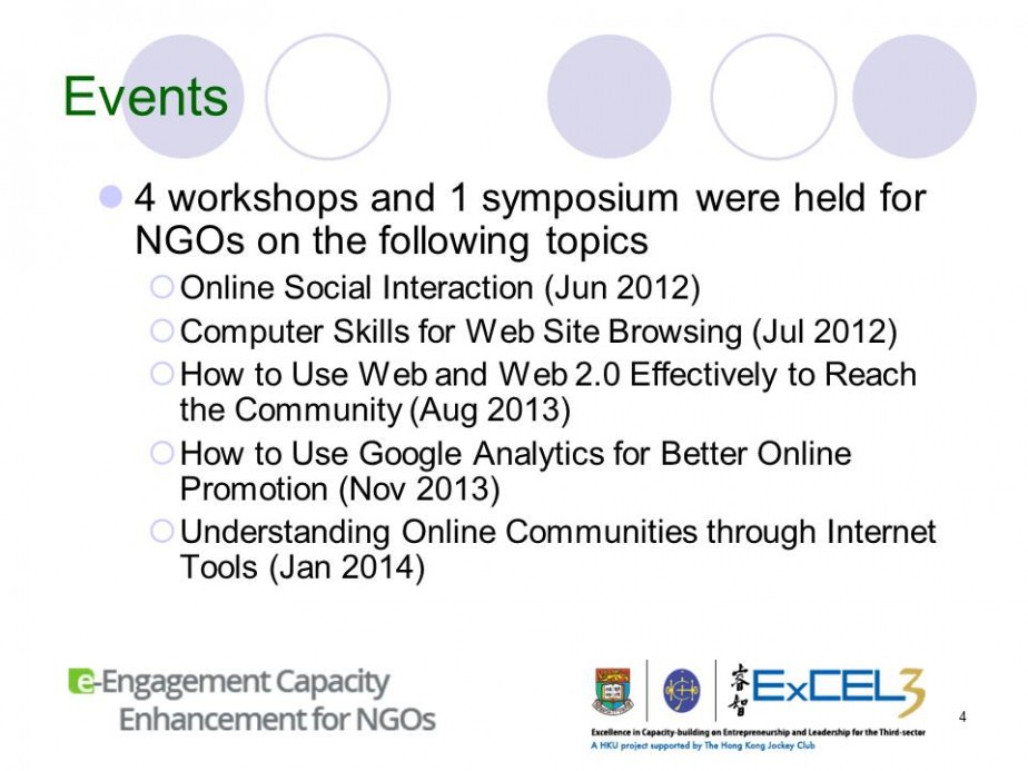 E-engagement Capacity Enhancement for NGOs