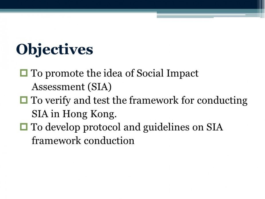 Social Impact Assessment for Non-governmental Organisations