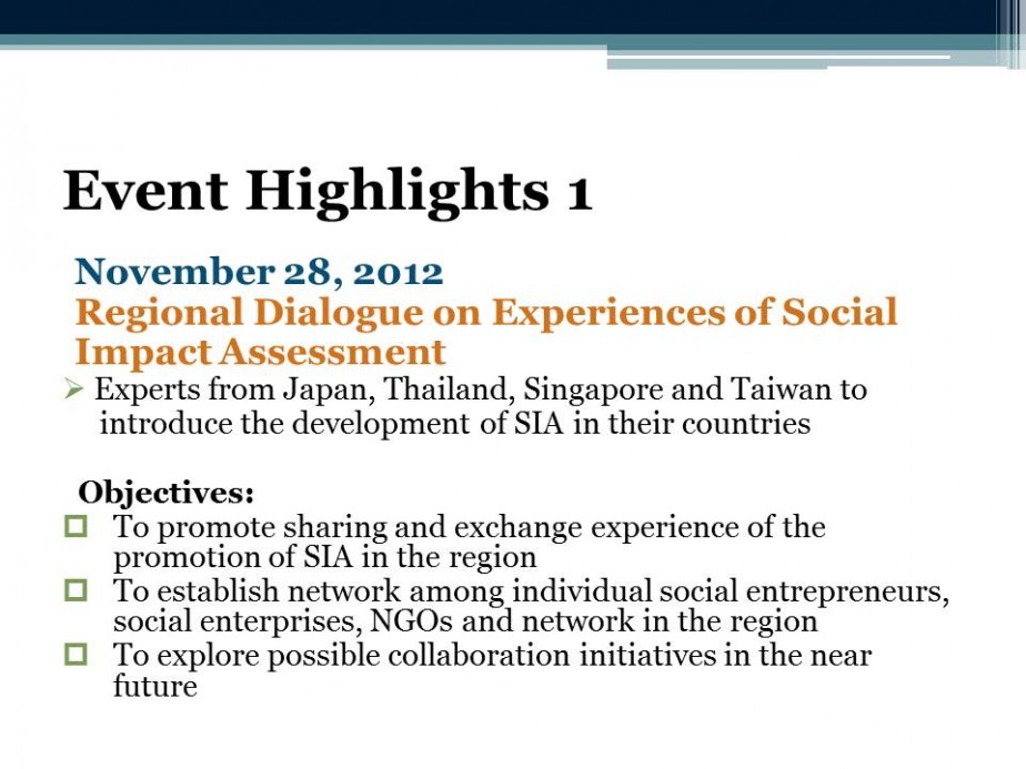 Social Impact Assessment for Non-governmental Organisations