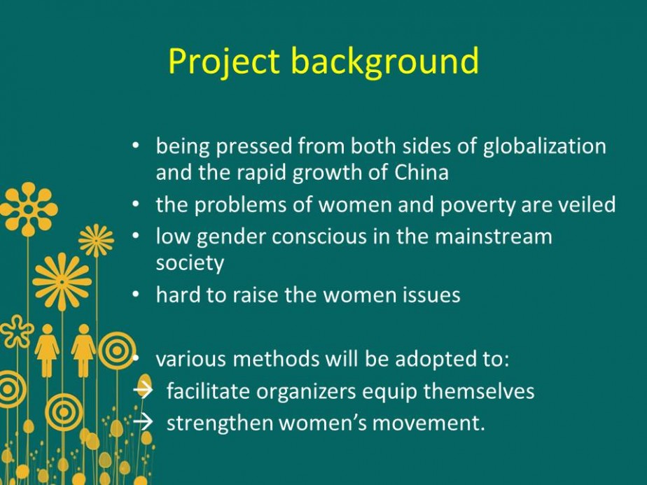 Building Capacity for Grassroots Women Organisations