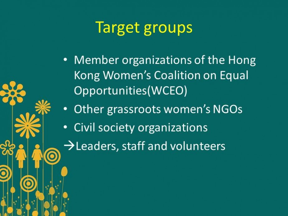 Building Capacity for Grassroots Women Organisations