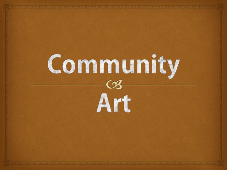 PPT-Community Art