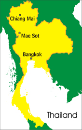 Map of Thailand