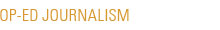 Op-ed Journalism