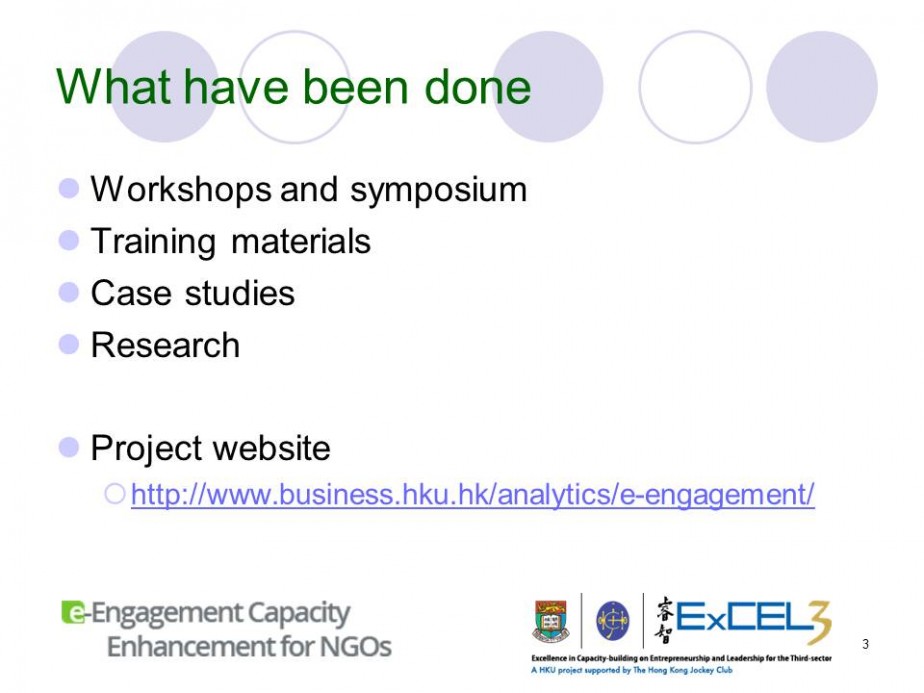 E-engagement Capacity Enhancement for NGOs