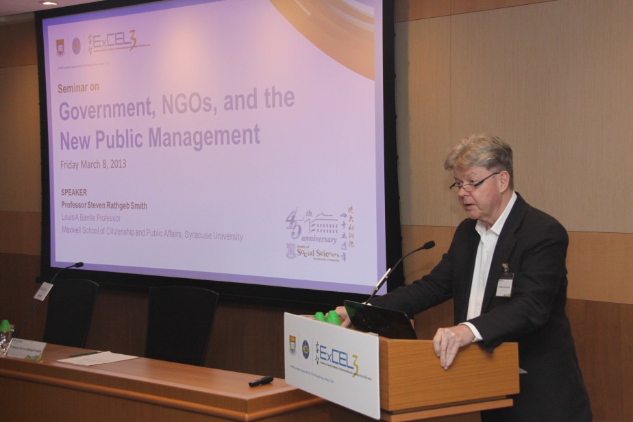 Seminar on Government, NGOs, and the New Public Management