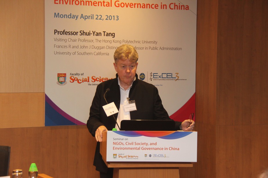 Seminar on NGOs, Civil Society, and Environmental Governance in China