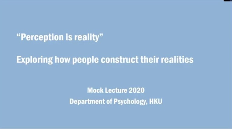Mock Lecture