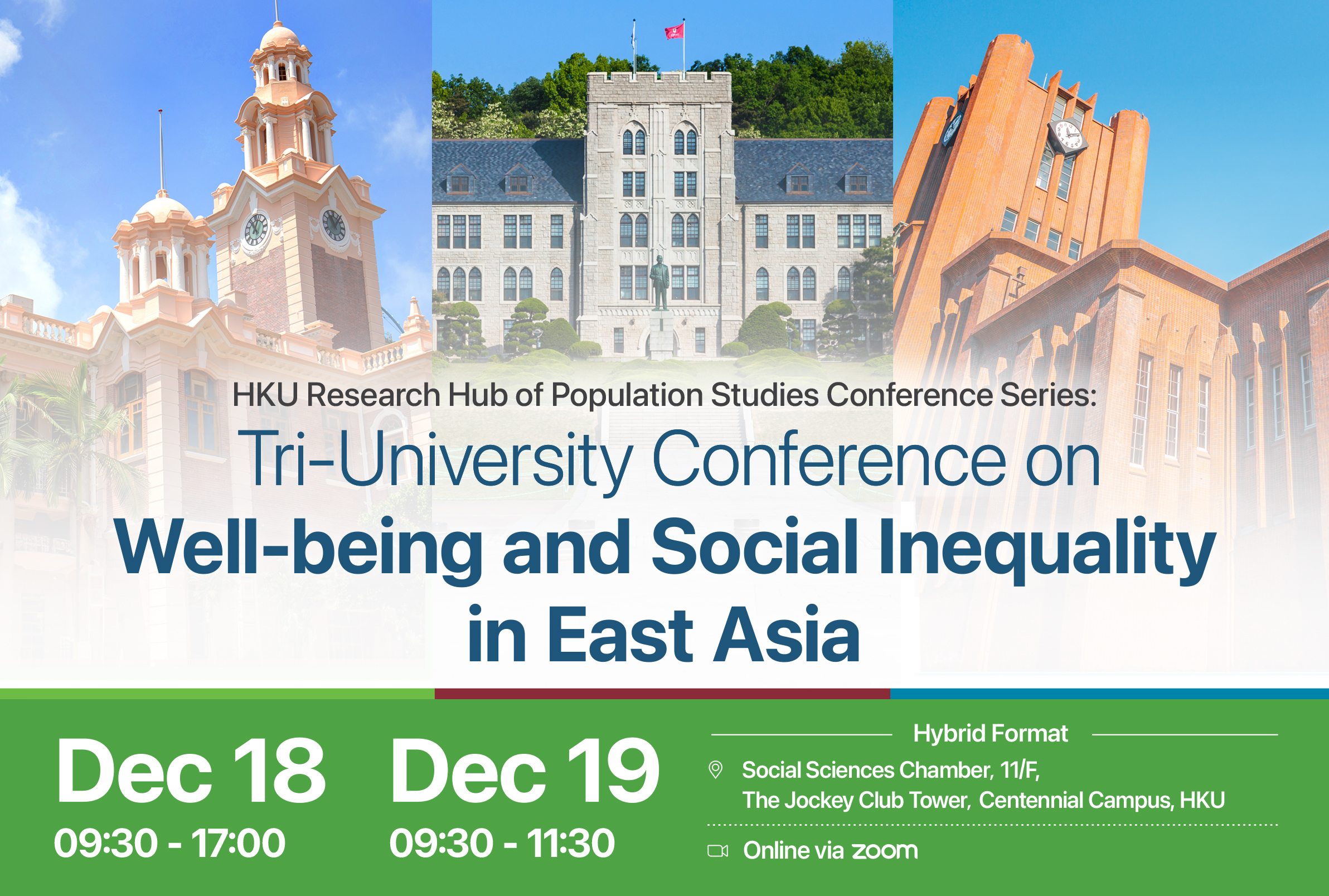 Tri-Universities Conference on Well-being and Social Inequality in East Asia