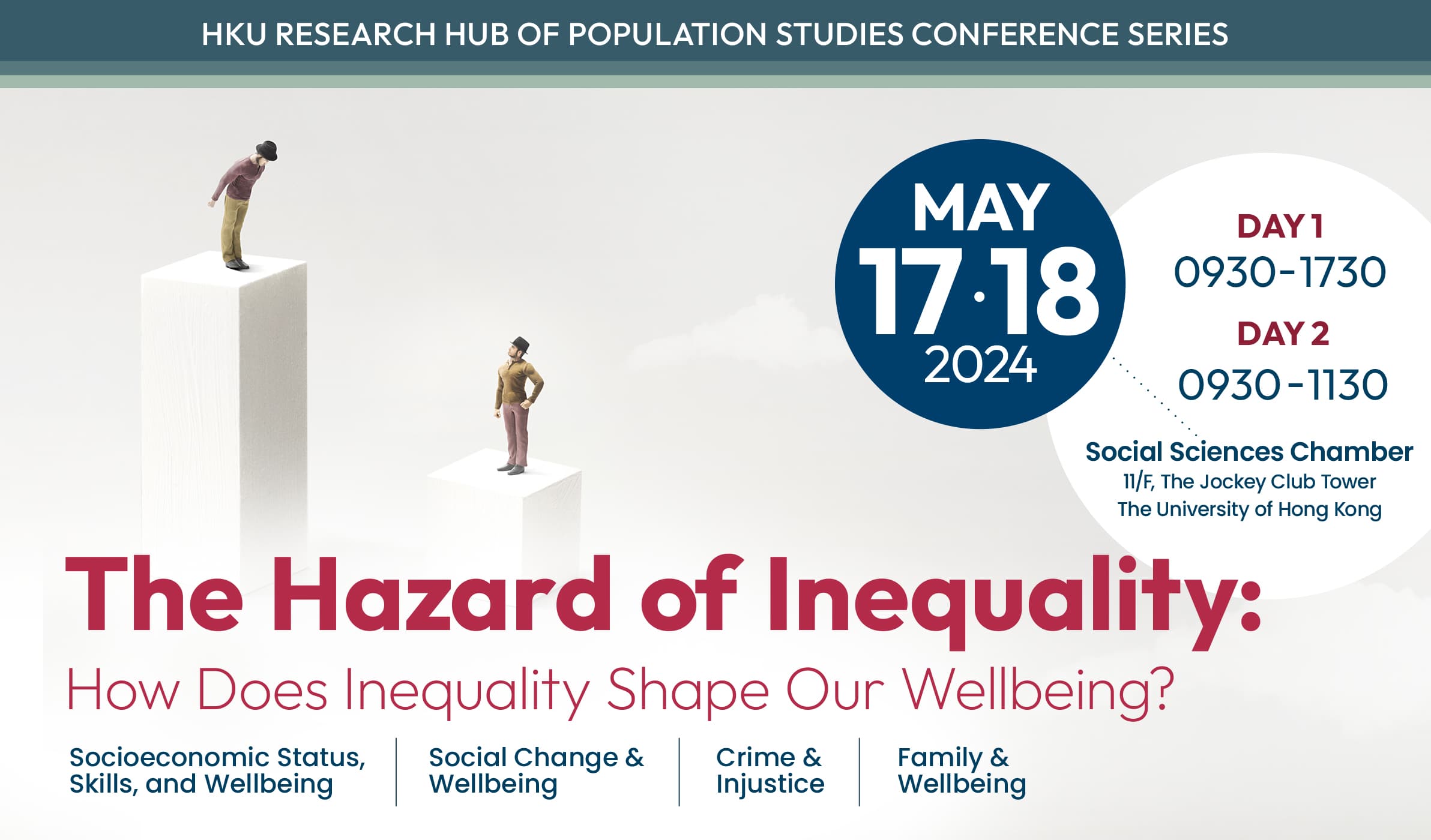 HKU Research Hub of Population Studies Conference Series: The Hazard of Inequality: How Does Inequality Shape Our Wellbeing?